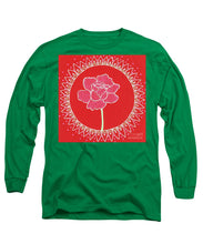 Load image into Gallery viewer, Red Peony Mandala - Long Sleeve T-Shirt
