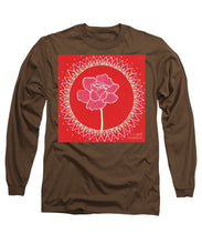 Load image into Gallery viewer, Red Peony Mandala - Long Sleeve T-Shirt
