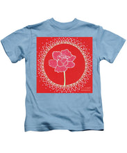 Load image into Gallery viewer, Red Peony Mandala - Kids T-Shirt
