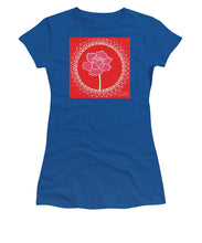 Load image into Gallery viewer, Red Peony Mandala - Women&#39;s T-Shirt
