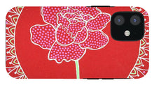 Load image into Gallery viewer, Red Peony Mandala - Phone Case
