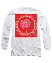 Load image into Gallery viewer, Red Peony Mandala - Long Sleeve T-Shirt
