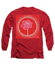 Load image into Gallery viewer, Red Peony Mandala - Long Sleeve T-Shirt
