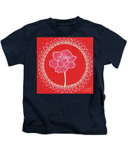 Load image into Gallery viewer, Red Peony Mandala - Kids T-Shirt
