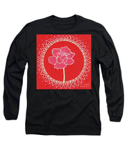 Load image into Gallery viewer, Red Peony Mandala - Long Sleeve T-Shirt
