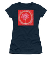 Load image into Gallery viewer, Red Peony Mandala - Women&#39;s T-Shirt
