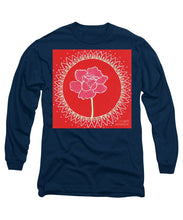 Load image into Gallery viewer, Red Peony Mandala - Long Sleeve T-Shirt
