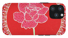 Load image into Gallery viewer, Red Peony Mandala - Phone Case
