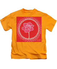 Load image into Gallery viewer, Red Peony Mandala - Kids T-Shirt
