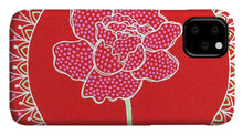 Load image into Gallery viewer, Red Peony Mandala - Phone Case
