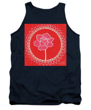 Load image into Gallery viewer, Red Peony Mandala - Tank Top
