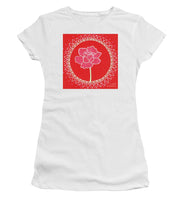 Load image into Gallery viewer, Red Peony Mandala - Women&#39;s T-Shirt
