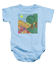 Load image into Gallery viewer, Two Trees on a Hill - Baby Onesie
