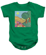 Load image into Gallery viewer, Two Trees on a Hill - Baby Onesie
