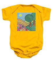 Load image into Gallery viewer, Two Trees on a Hill - Baby Onesie

