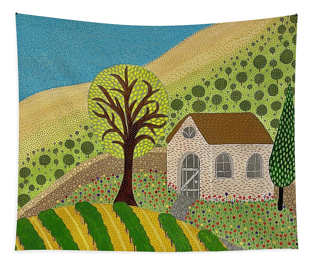 Villa by the Sea - Tapestry