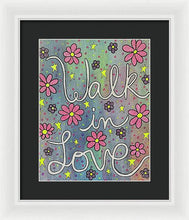 Load image into Gallery viewer, Walk In Love - Framed Print
