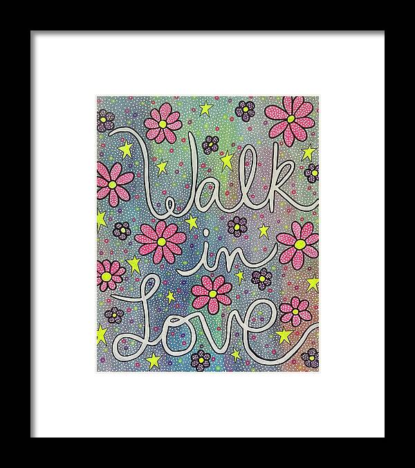 Walk In Love - Framed Print