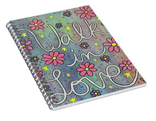 Load image into Gallery viewer, Walk In Love - Spiral Notebook
