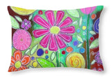 A Summer Garden - Throw Pillow