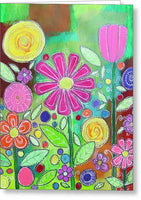 A Summer Garden - Greeting Card