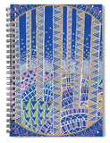 Hills and Trees Mandala - Spiral Notebook