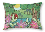 House on the River - Throw Pillow