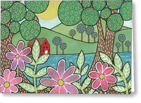 House on the River - Greeting Card