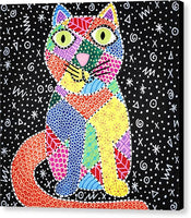Patchwork Cat - Canvas Print