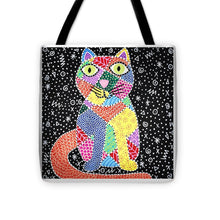 Load image into Gallery viewer, Patchwork Cat - Tote Bag
