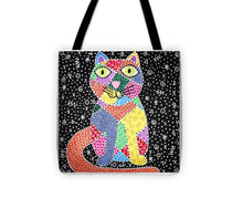 Load image into Gallery viewer, Patchwork Cat - Tote Bag
