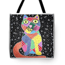 Load image into Gallery viewer, Patchwork Cat - Tote Bag
