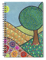 Two Trees on a Hill - Spiral Notebook