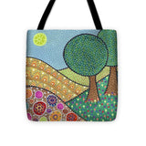 Two Trees on a Hill - Tote Bag